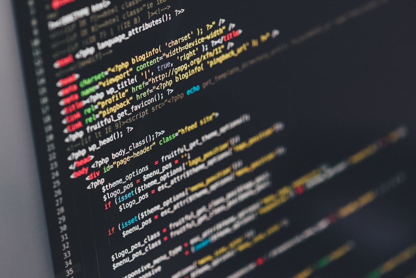 Source code on a screen, representing scripted automations